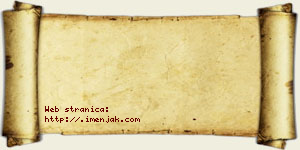 Isak Stepanović vizit kartica